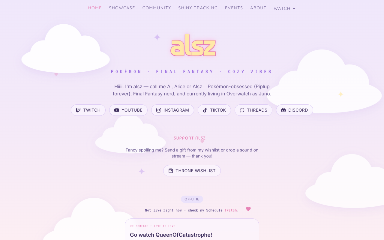Screenshot of alsz