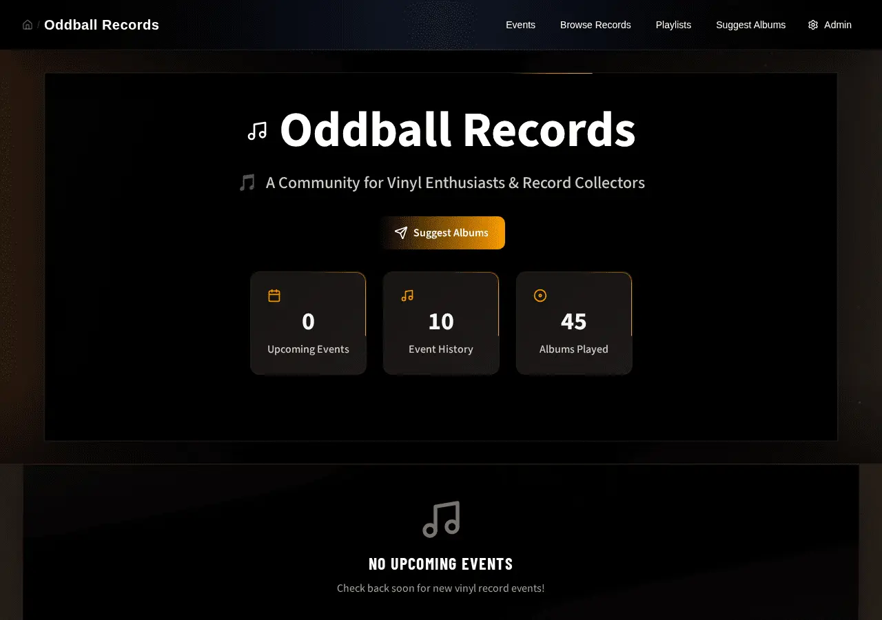 Oddball Records platform